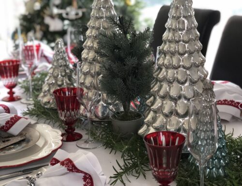 Christmas Table styling for adults table